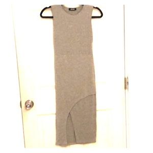 MISSGUIDED bodycon dress with front slit detail